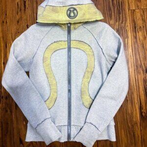 Lululemon Gray Scuba Zip Up Hoodie - Size 6